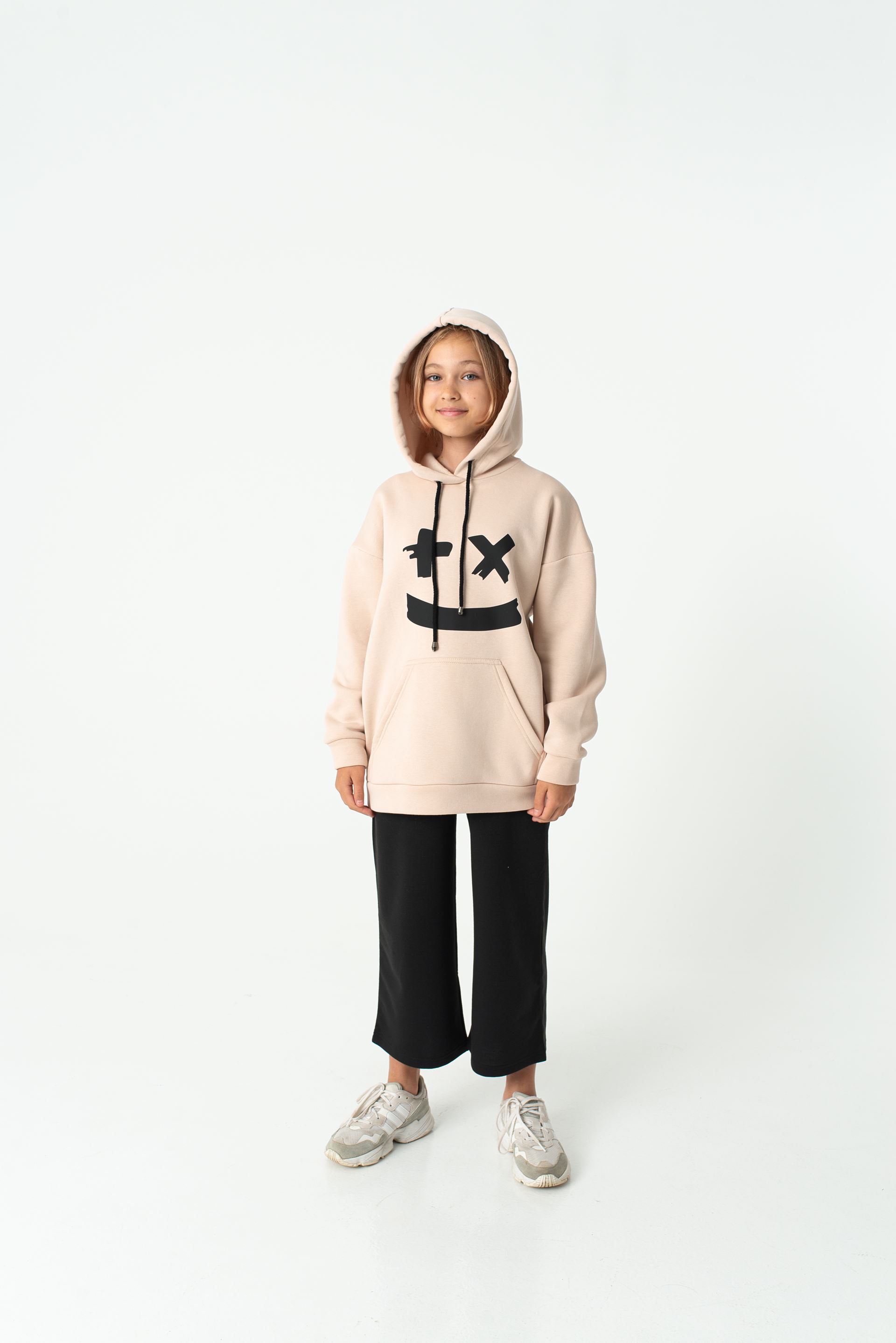 Marshmello Hoodie and Culottes Set