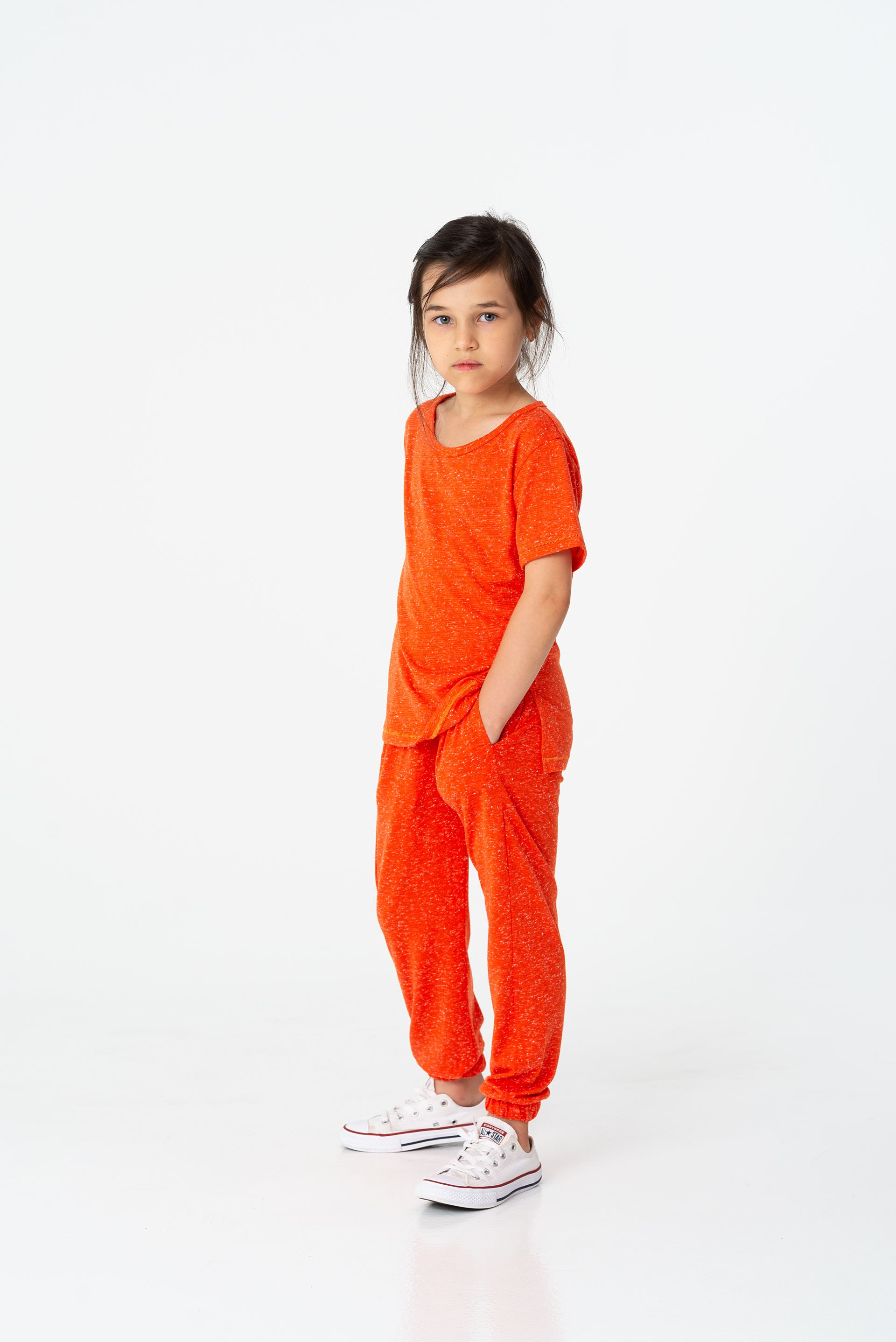 T-shirt and pants set Red
