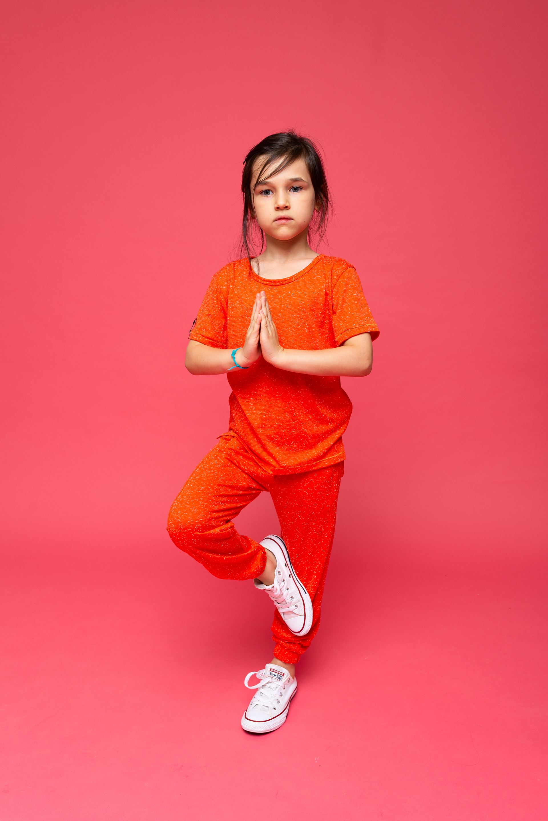 T-shirt and pants set Red