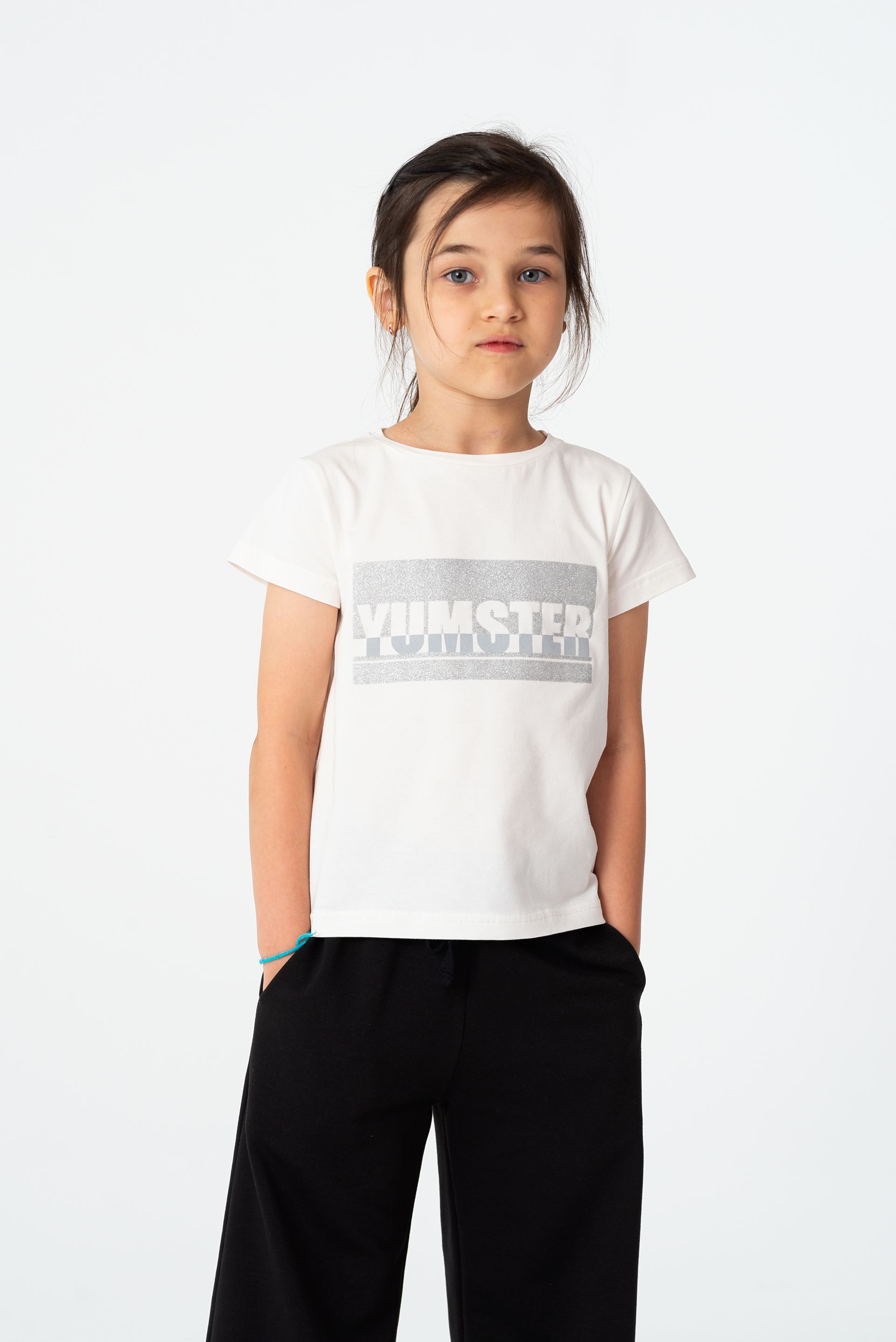 Milk T-shirt with Yumster print
