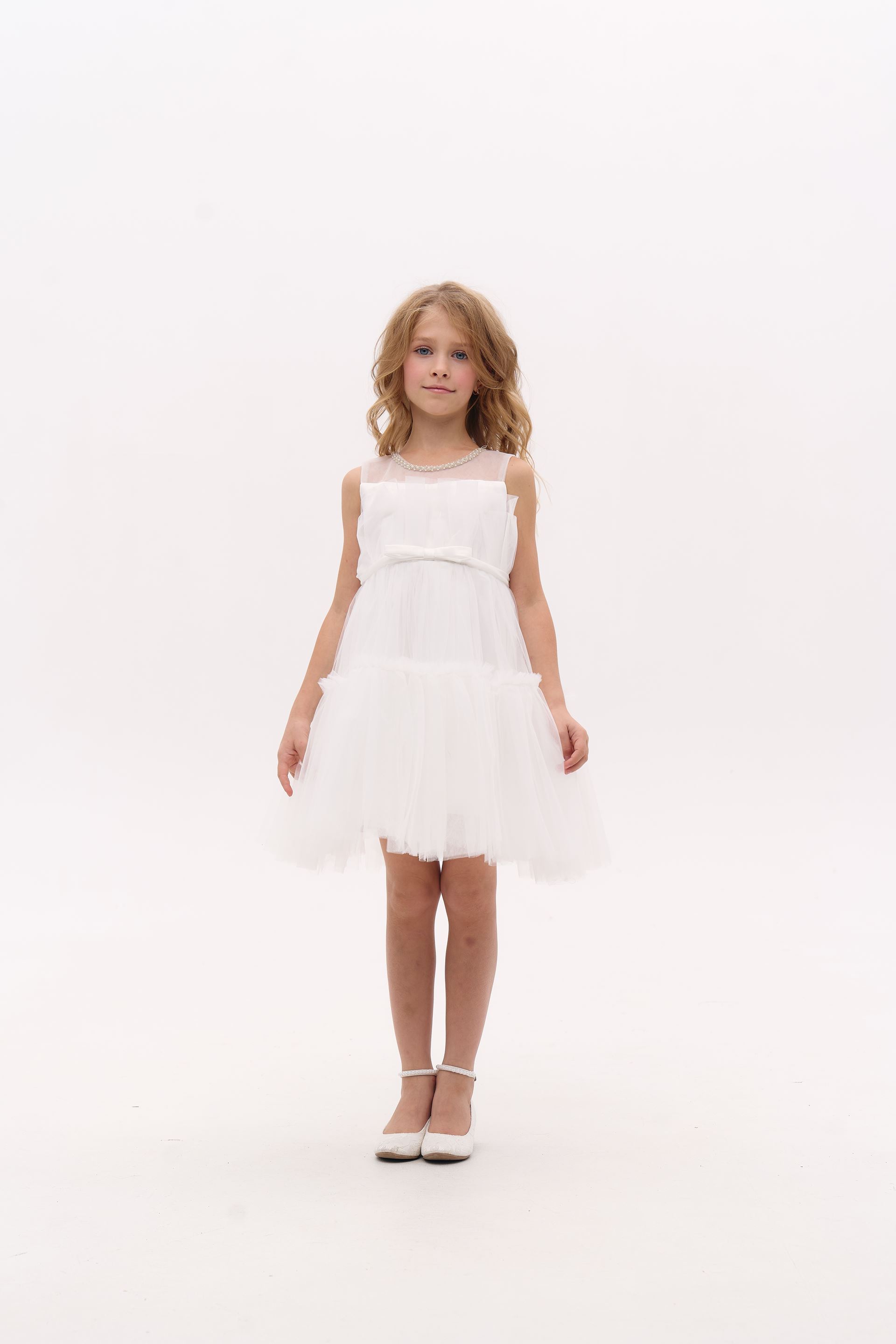 Festive dress "Candy" white