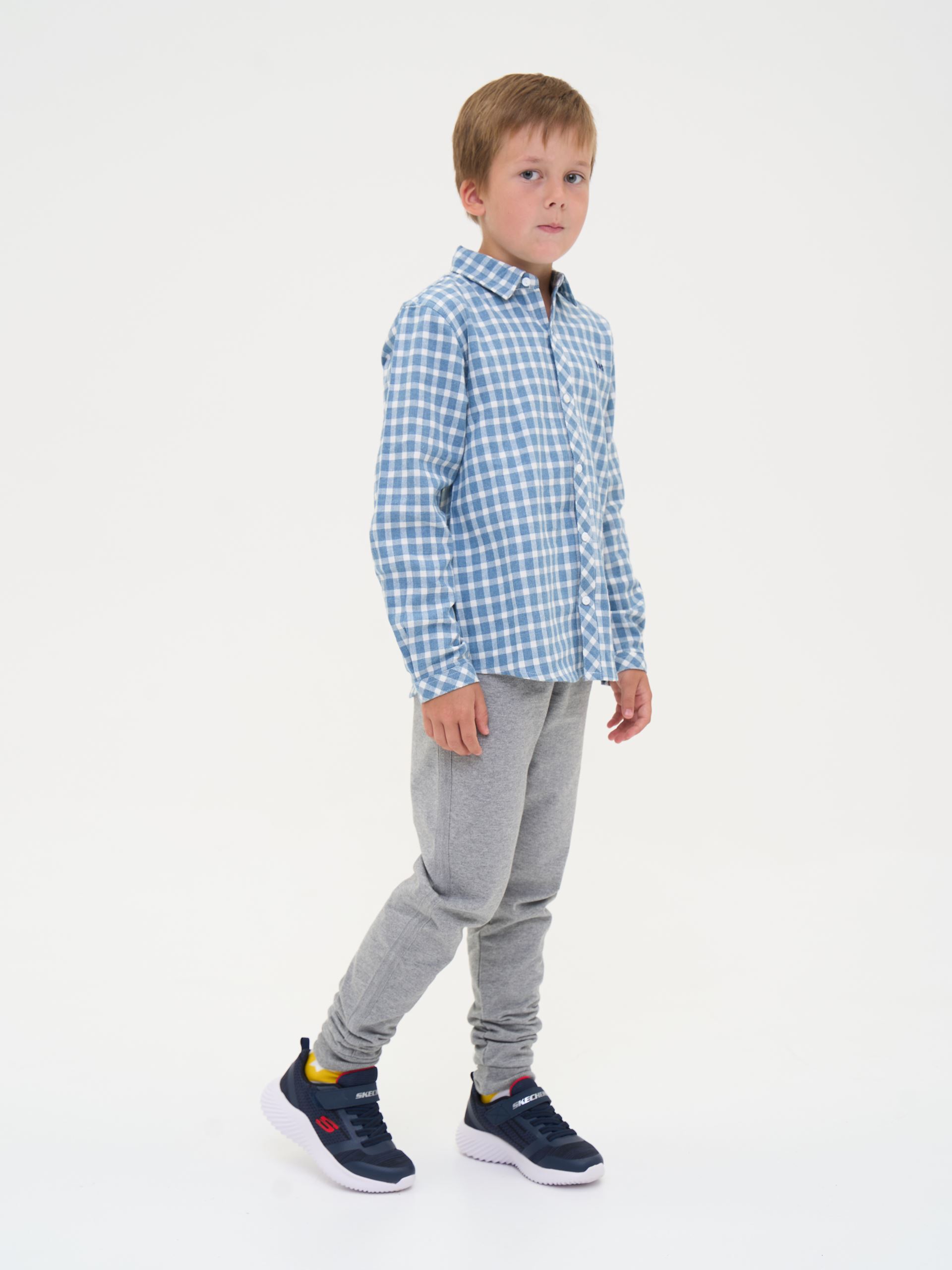 Shirt for a boy turquoise cage