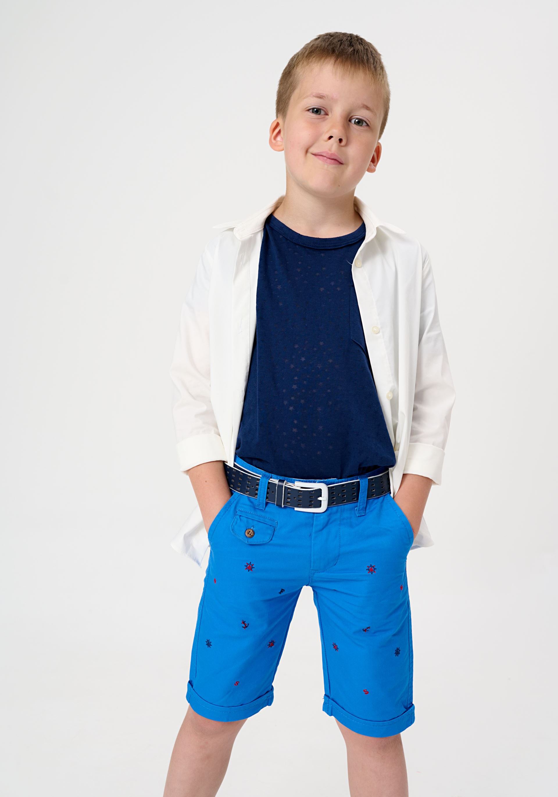 Shorts - Bermuds for a boy blue
