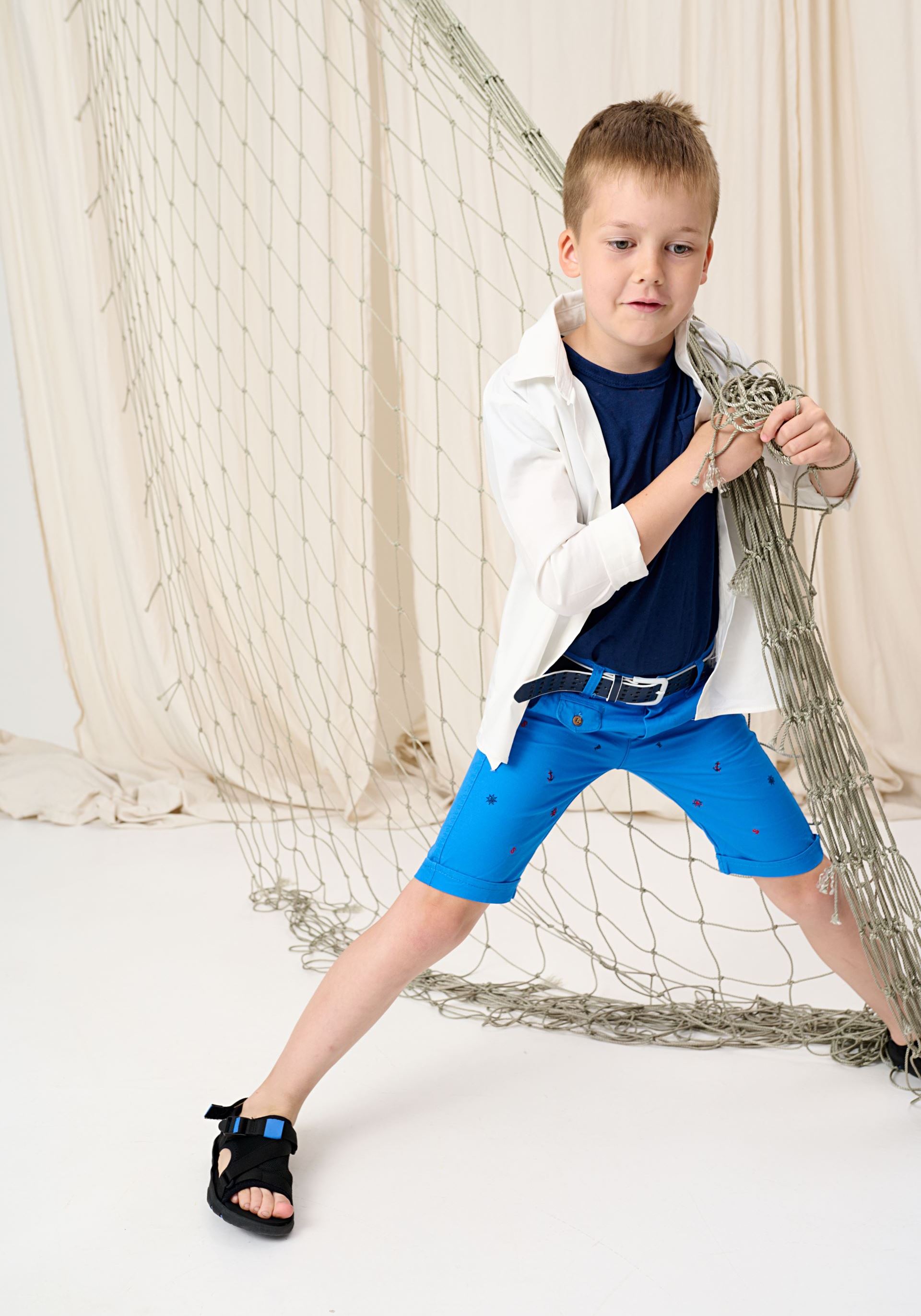 Shorts - Bermuds for a boy blue